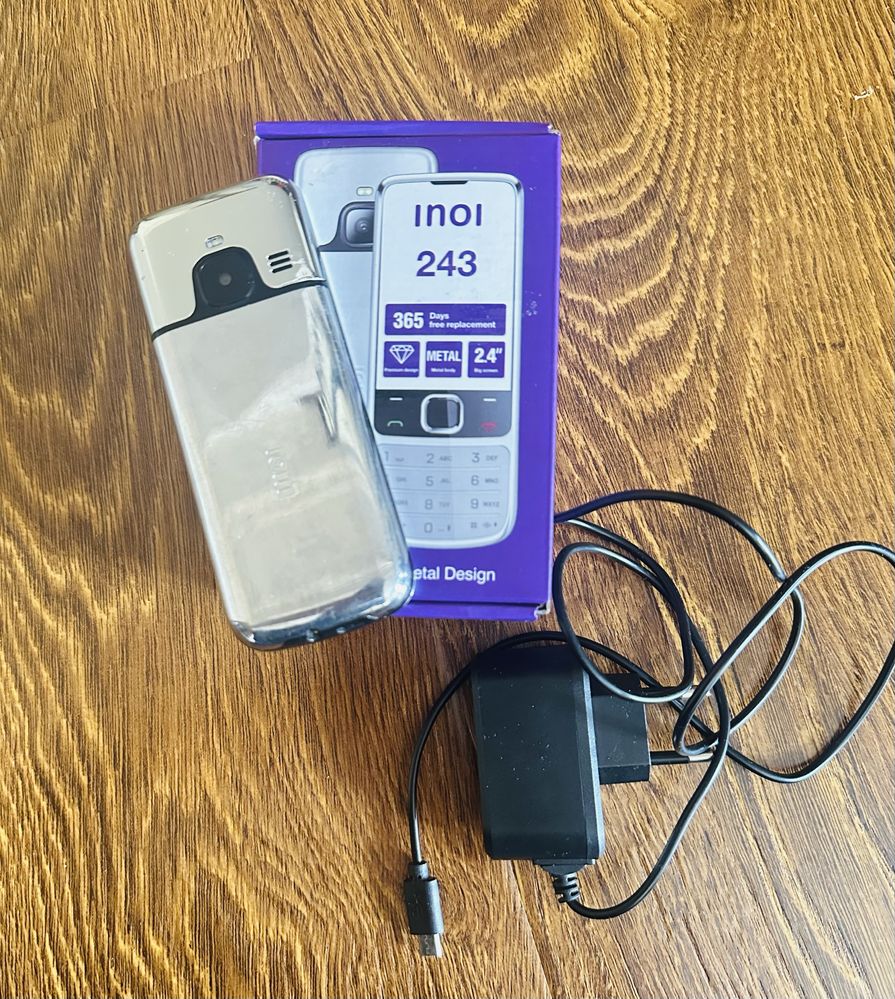 Inoi 243, holati zor, 1 oy ishlatilgan, telefon, karobka,zaryad bor