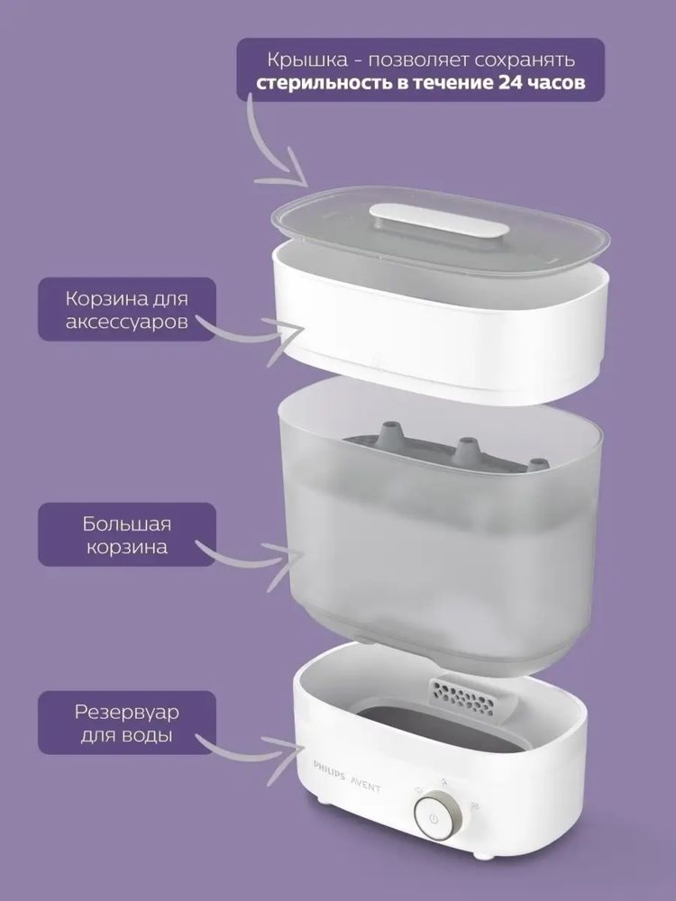 Электрический стерилизатор 3-в-1 Philips Avent