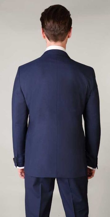 Costum slim 46 S DIGEL material premium respirabil albastru