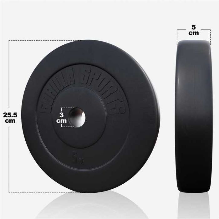 Set ciment gantere + piept 60kg