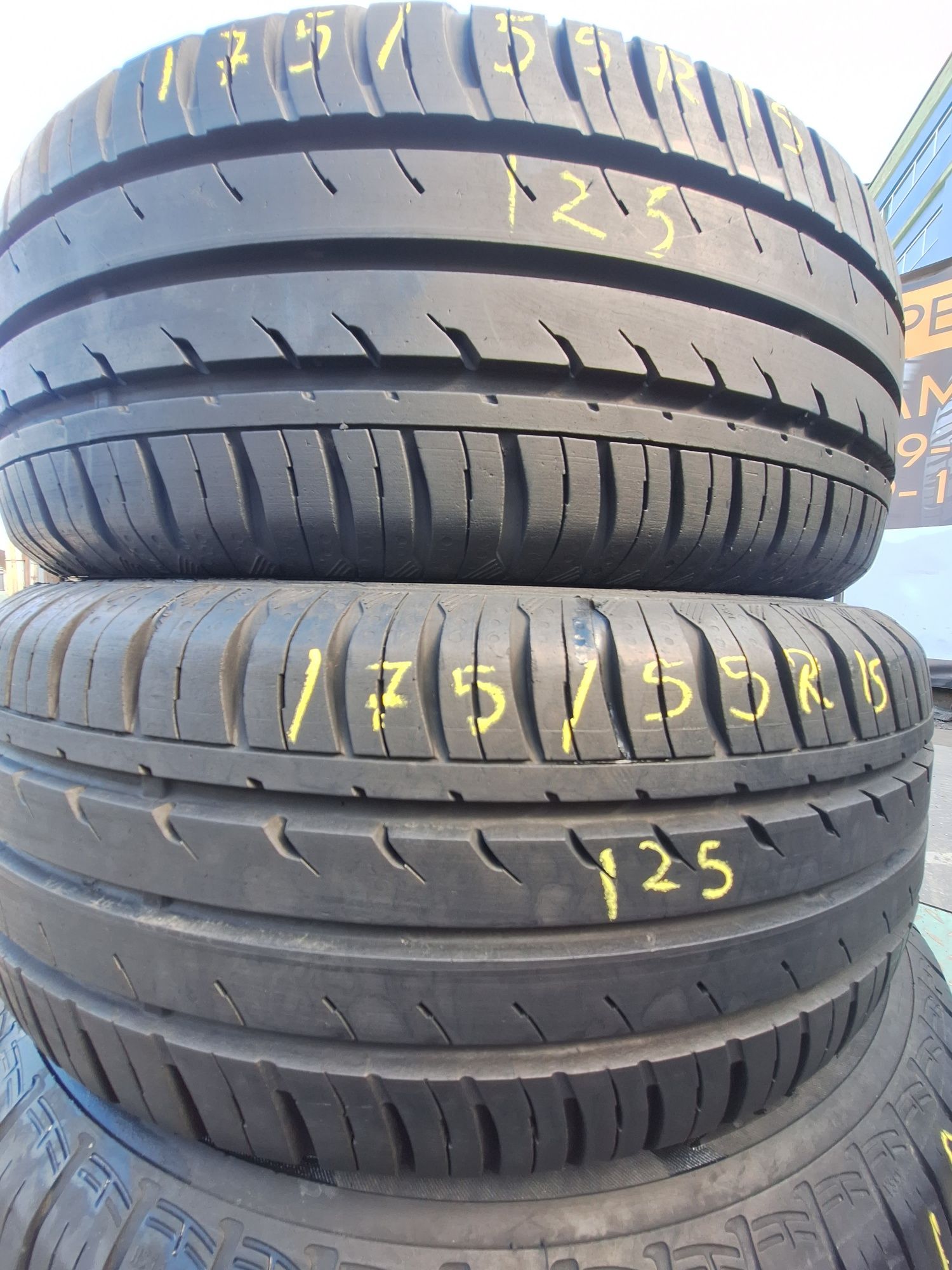 2 anvelope vara 175/55r15 Continental pt Smart Montaj Gratuit
