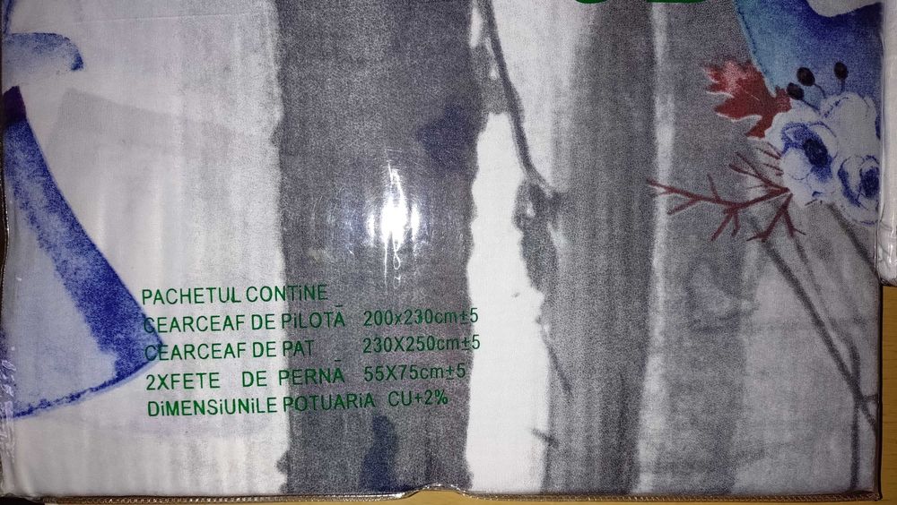 lenjerie pat 230x250 cearceaf pilota cearsaf pat fata de perna