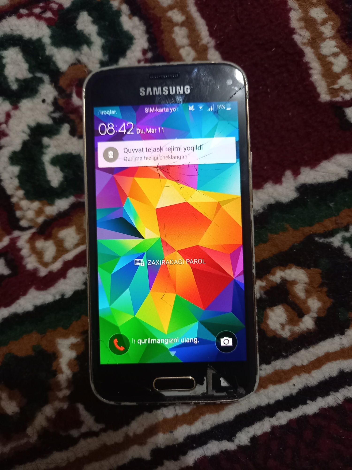 Samsung galaxy S5 mini telefoni sotiladi