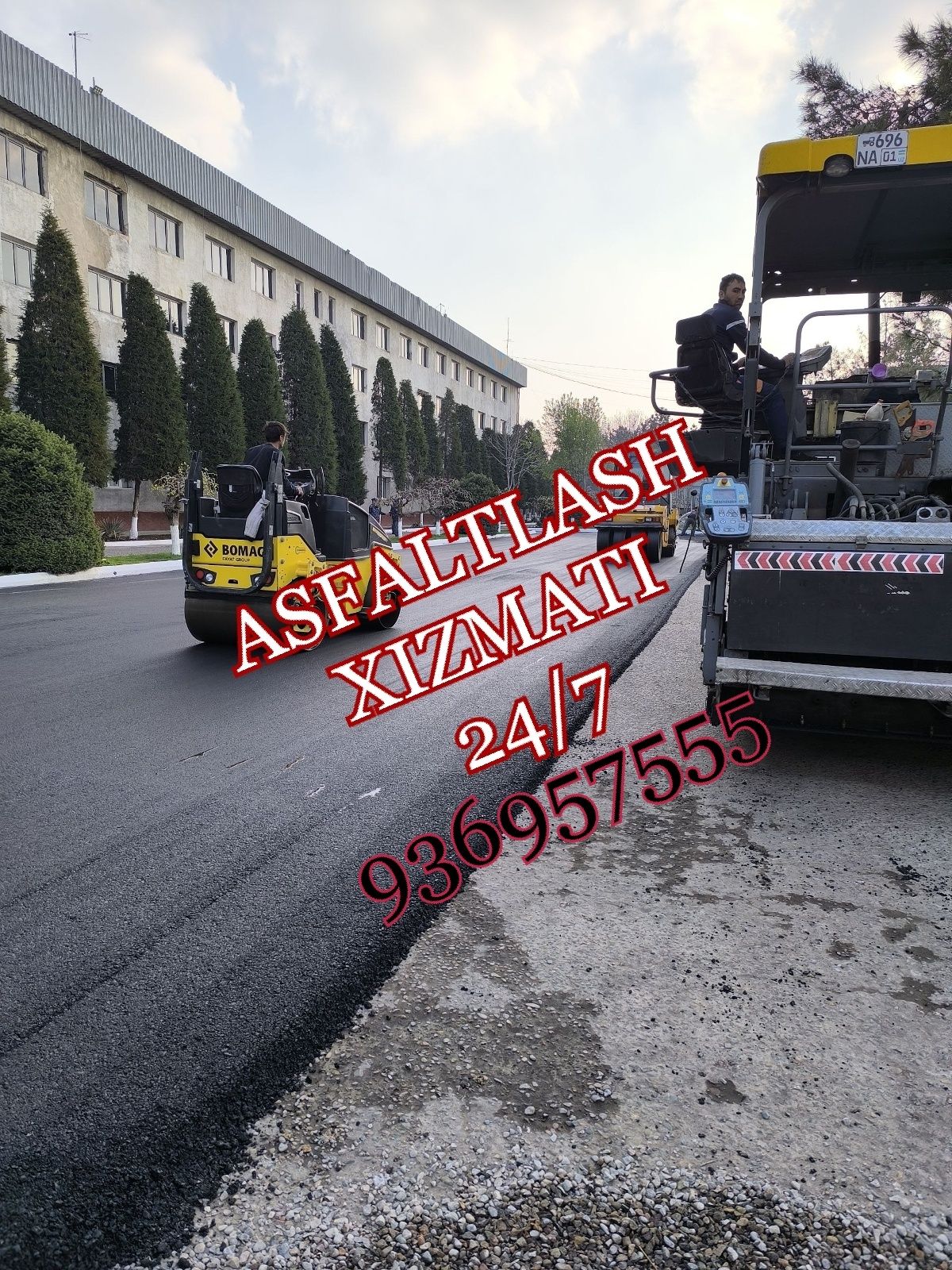 Asfaltlash xizmati Асфалтлаш хизмати