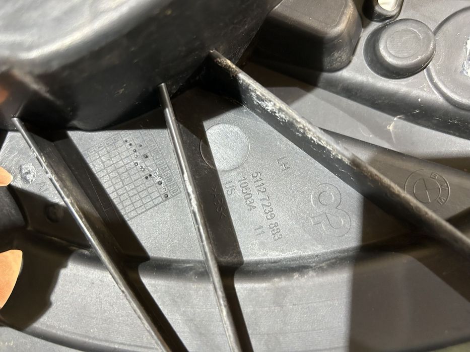 Suport Bara spate BMW X3 F25, 2011, 2012, 2013, 2014, 2015, 2016, 2017, 2018, cod origine OE 51127239883/51127239884.