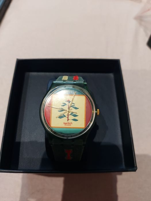 Vintage 1994 swach swiss quartz poncho GM 122,stare foarte buna