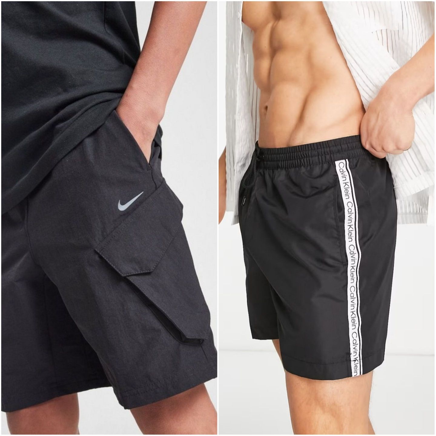 (S) NIKE PRO Calvin Klein Nike оригинални къси панталони, клин,шорти