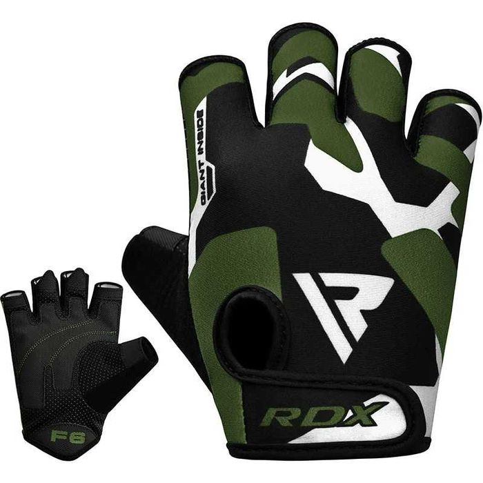 Ръкавици за Фитнес RDX Camouflage - XL, Тренировъчни Ръкавици