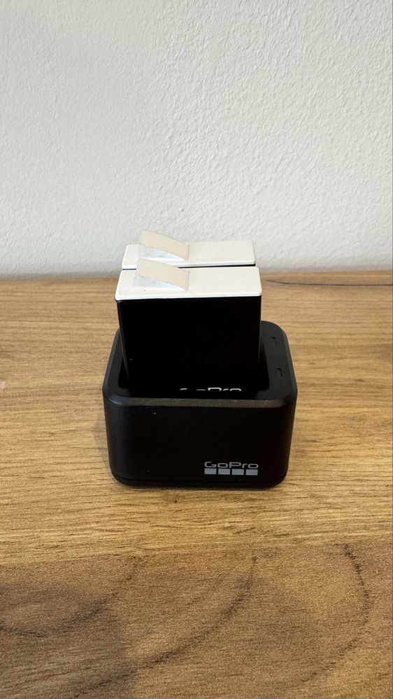Двойно зарядно GoPro + 2 батерии, 1720mAh, за HERO 9/10/11, черно
