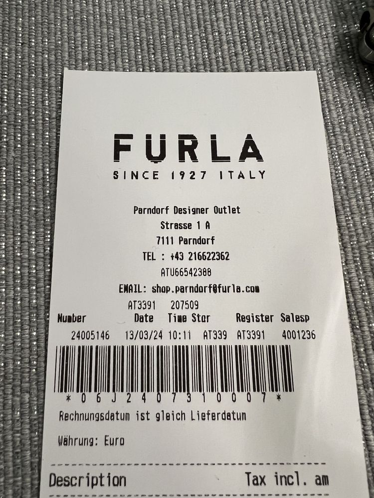 Оригинална чанта Furla от Австрия