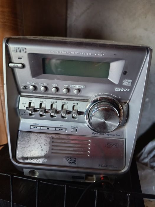 Set audio JVC + Boxe JBL MK1000