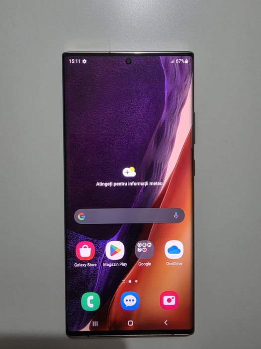 Vând Samsung galaxy note 20 ultra, baterie noua