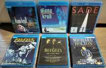 Lot Blu-ray Diana Krall, Sade, Bee Gees, Michael Bolton