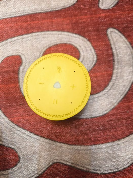 Алиса колонка жёлтого цвета