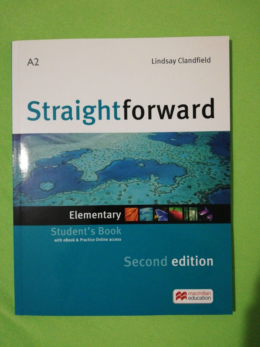 Учебник и учебна тетрадка по английски език Straight forward A2