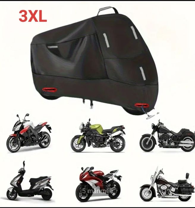 Husa Moto 265 x 105 ,prelata motocicleta premium 3 XL