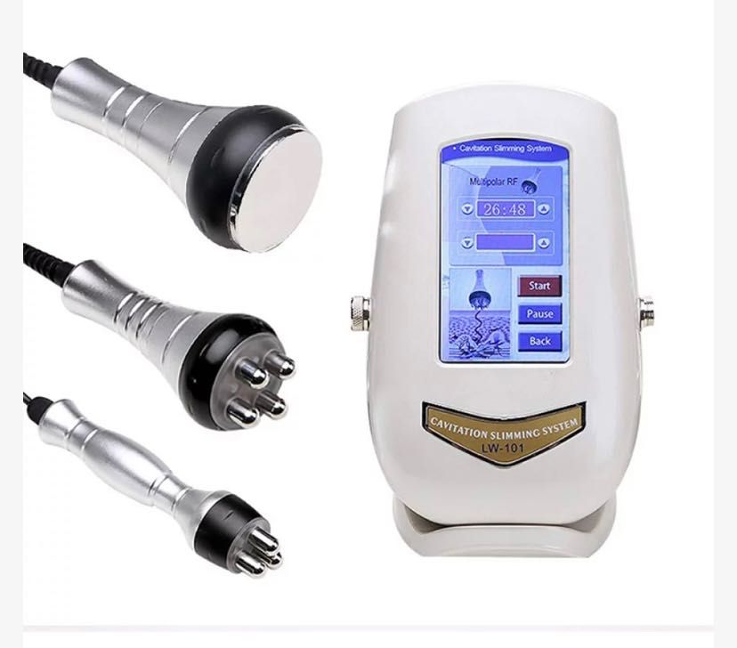 Aparat cosmetic profesional 3 in 1, cavitatie 40KHz, multipolar RF