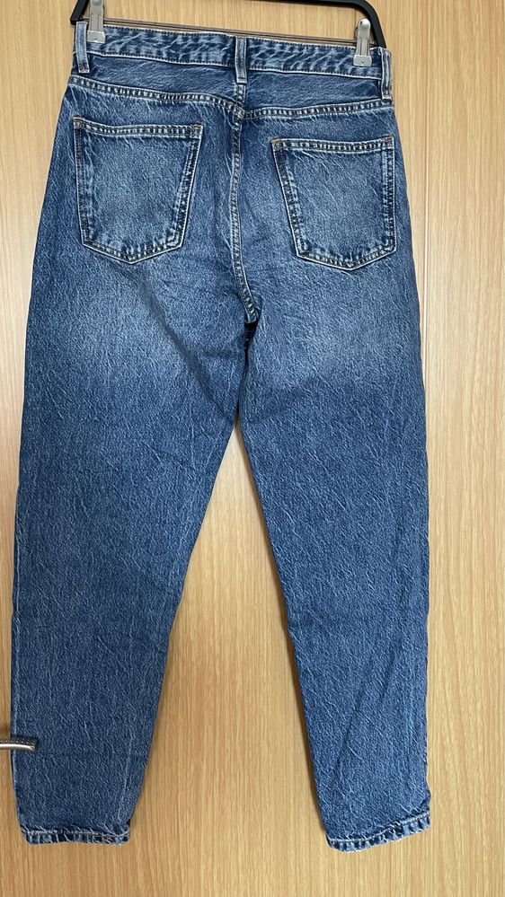 Bershka blue jeans albastru 36