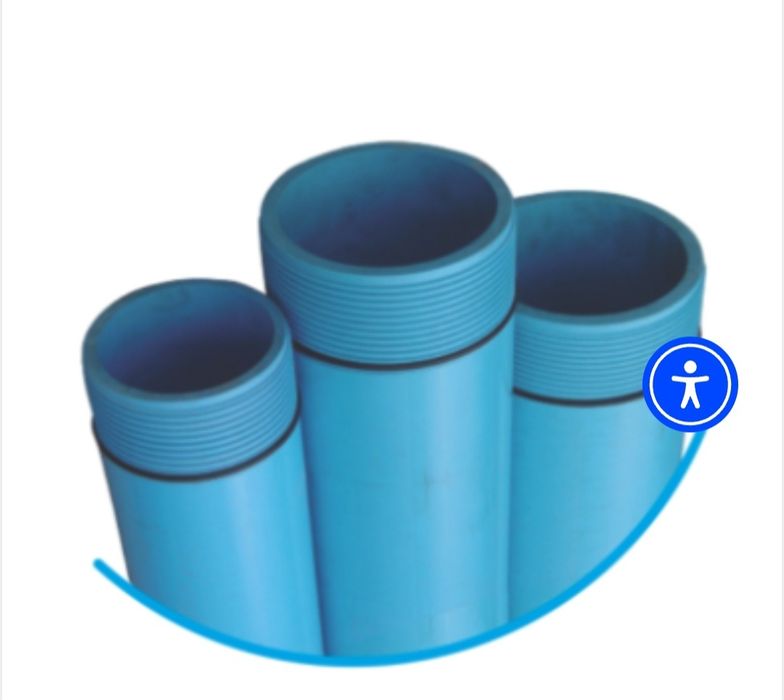 Teava albastra 160mm cu filet