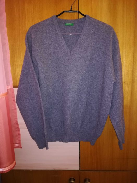 Свитер женский Benetton (Италия) р.46, шерсть ламы 100%