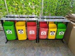 Урна для мусора уличная х1, х2, х3 металлическая