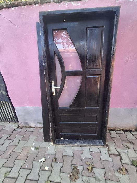 Usa lemn,folosita,stare buna