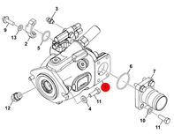 Pompa hidraulica JCB model  45Z-1, 48Z-1, 50Z-1, 50Z-2, 51R-1, 55Z-1.