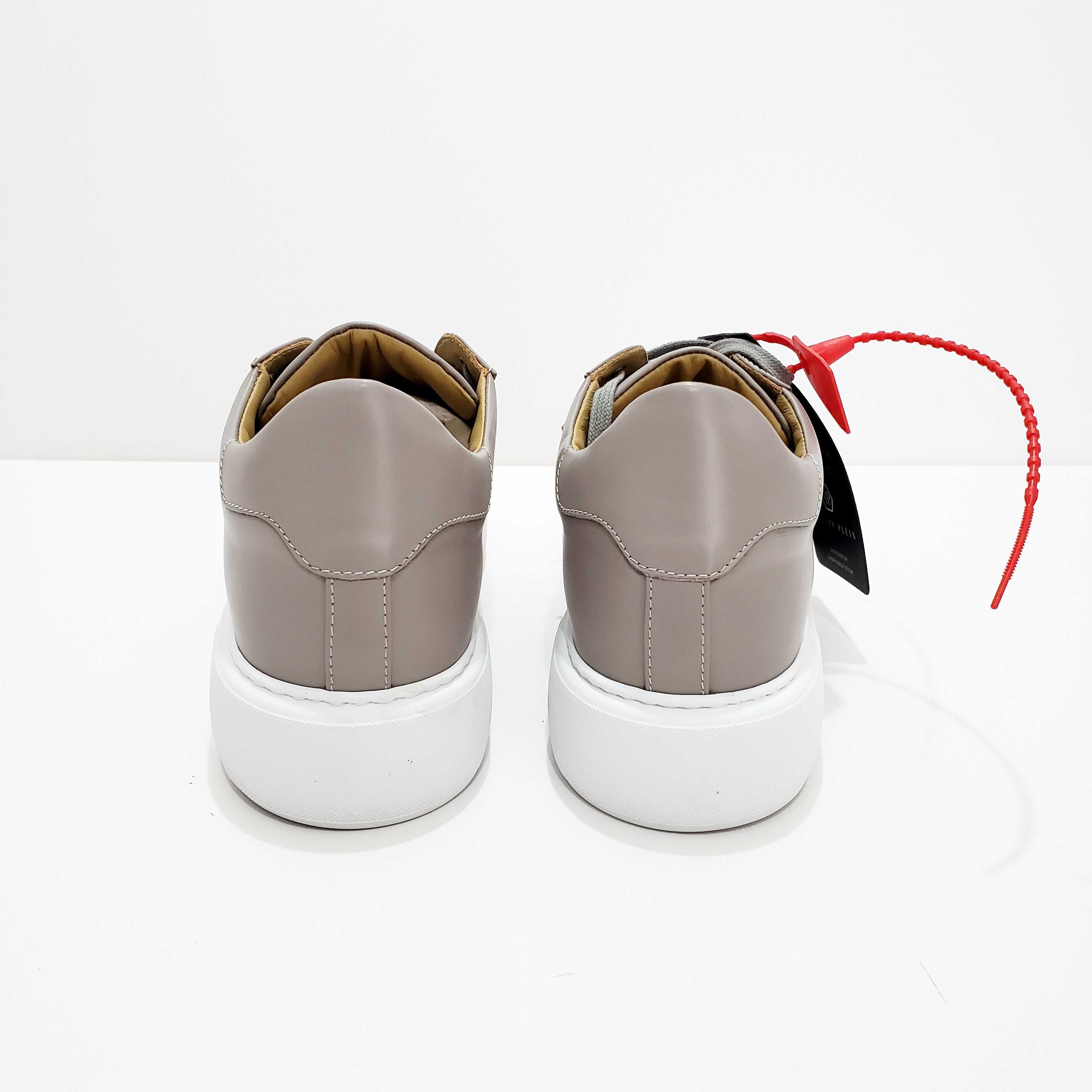 PHILIPP PLEIN Hexagon Leather Sneaker Оригинални Кецове Обувки 44