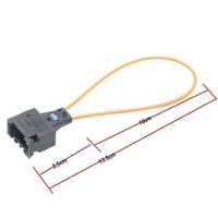 Mufa fibra optica (Conector mama bypass fibra optica MOST).