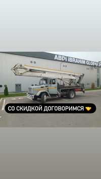 Автовышка, услуги автовышки Алматы, аренда автовышки