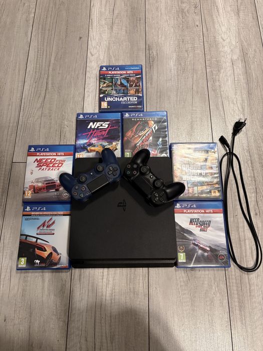 Ps4 slim 500gb +7jocuri