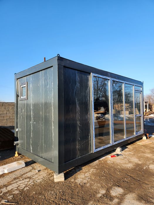 Containere Sanitare cu vitrina lambriu Depozitare magazin fast-food