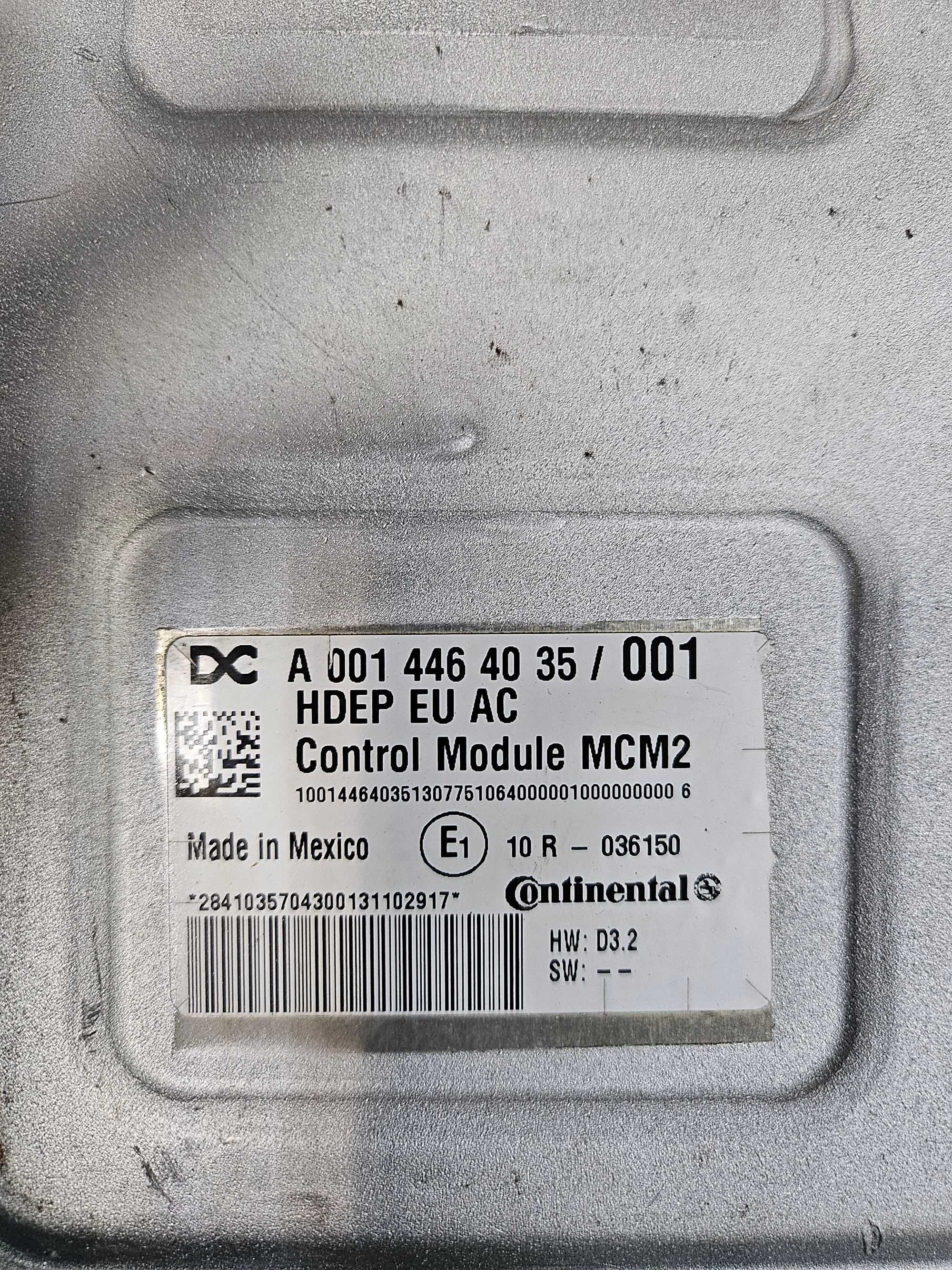 Calculator motor Mercedes MP4 euro 5,6 MCM2 , MCM 2.1