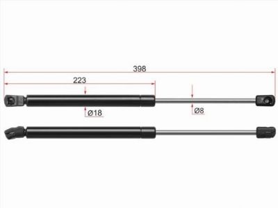 Амортизатор крышки багажника  Volkswagen Passat