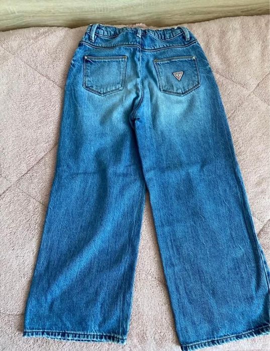 Детски дънки широк крачол на guess