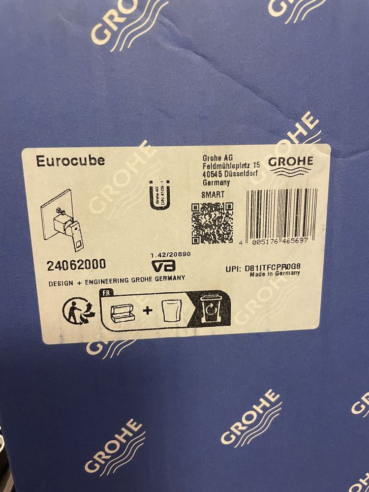 GROHE EUROCUBE 24062000 Смесител с превключвател