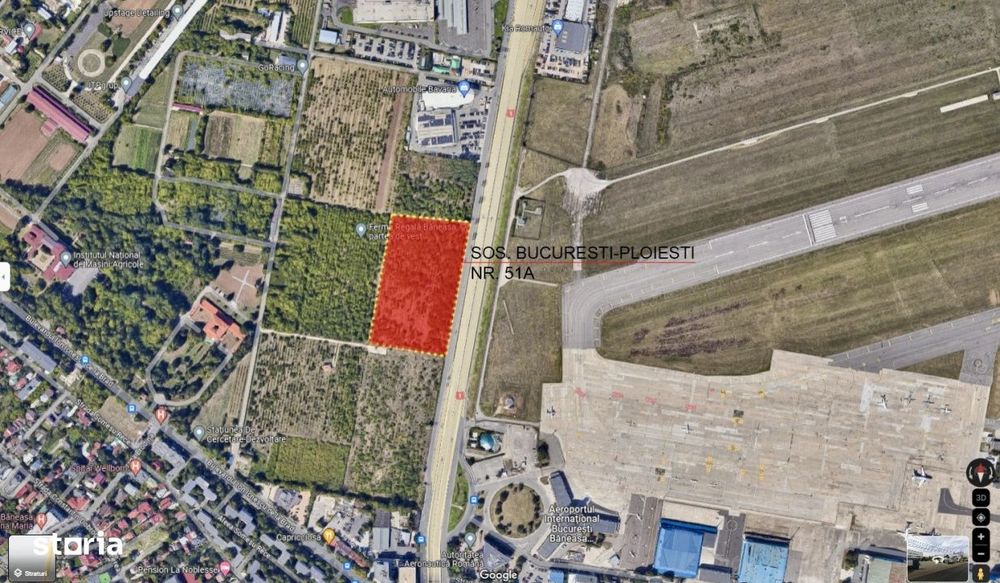 OPORTUNITATE INVESTITIE |Teren intravilan la DN1 langa BaneasaShopping