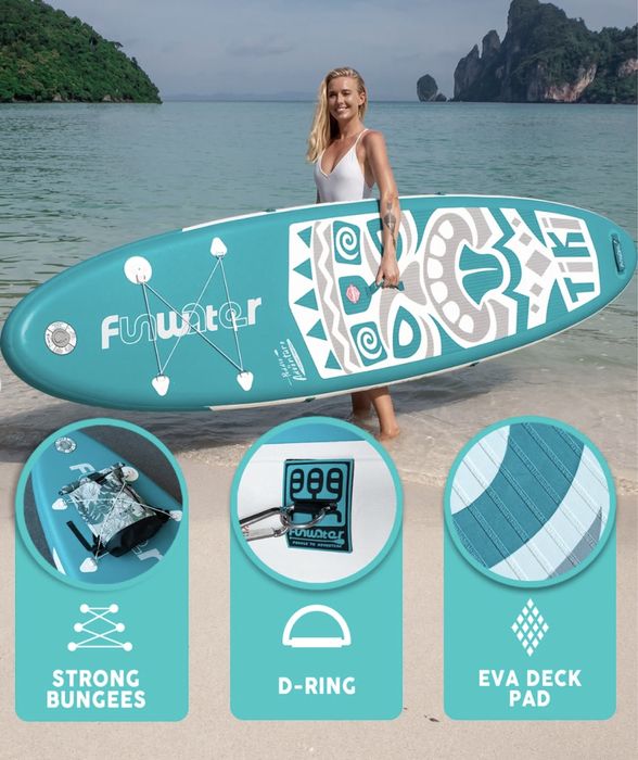 Падъл Борд Дъска 10.6’ с Пълно Оборудване