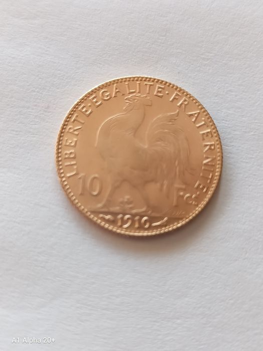 10 франка 1910 година