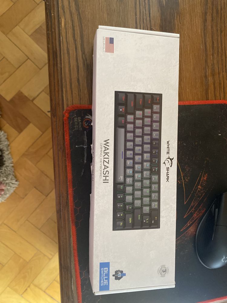 Tastatura gaming white shark