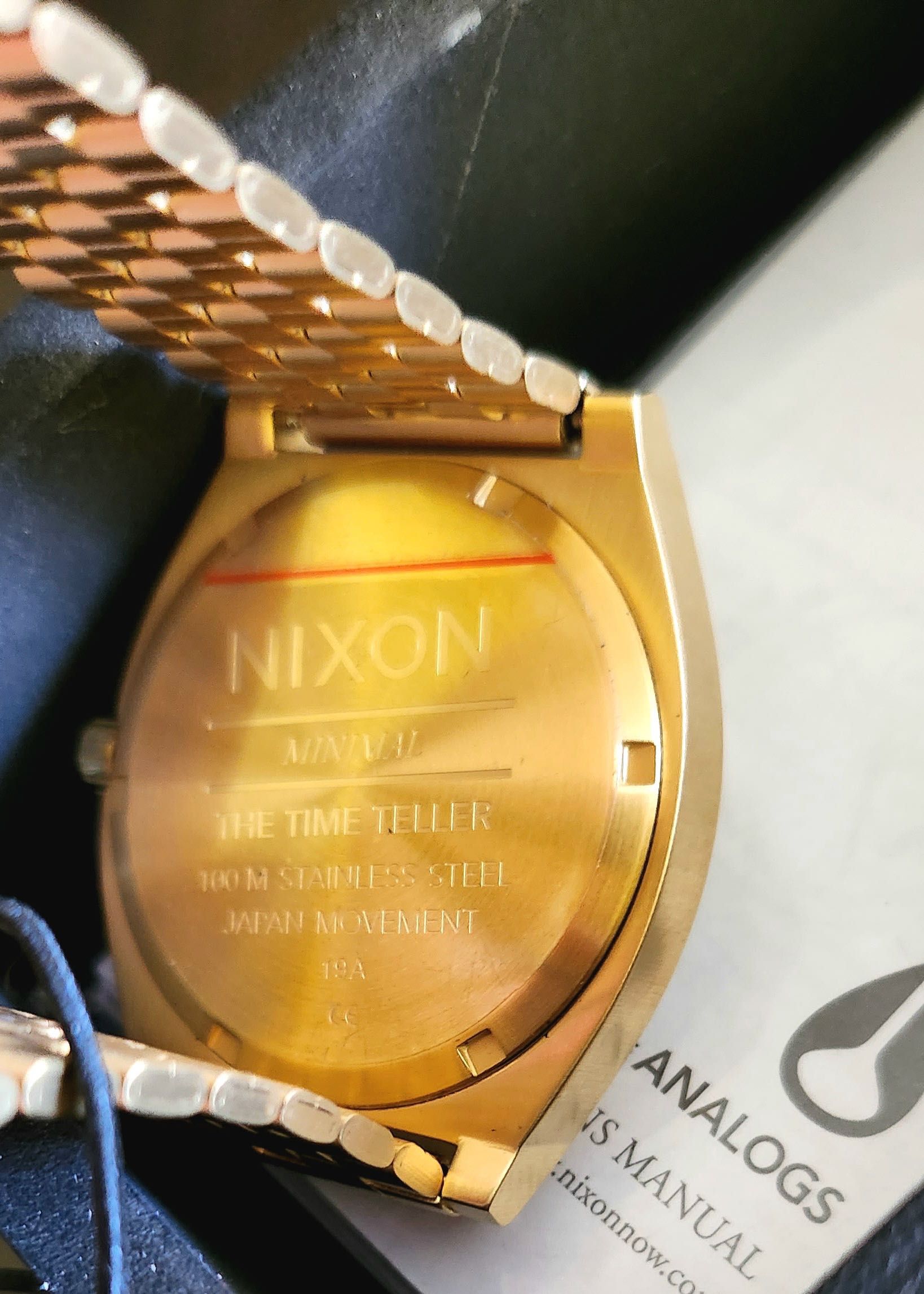 Ceas unisex NIXON Time Teller Gold/Green Sunray A045 1919
