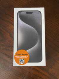 Iphone 15 pro max, black titanium 256 GB SIGILAT