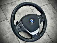 Volan BMW M Paket Sport cu Padele + Airbag  f20 f25 seria 1 2 3 x3 4 6
