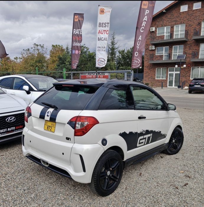 Aixam Coupe GTI Full Option Alb Perlat Prinde80 km Se conduce la 16ani