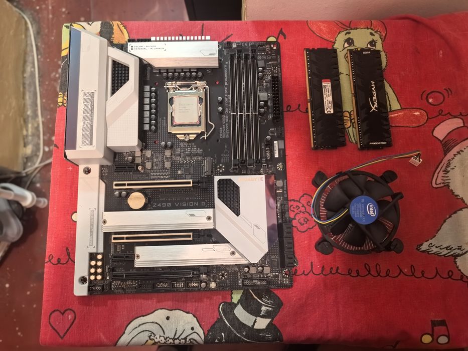 Kit gaming i5 11400f placa baza și rami 16g