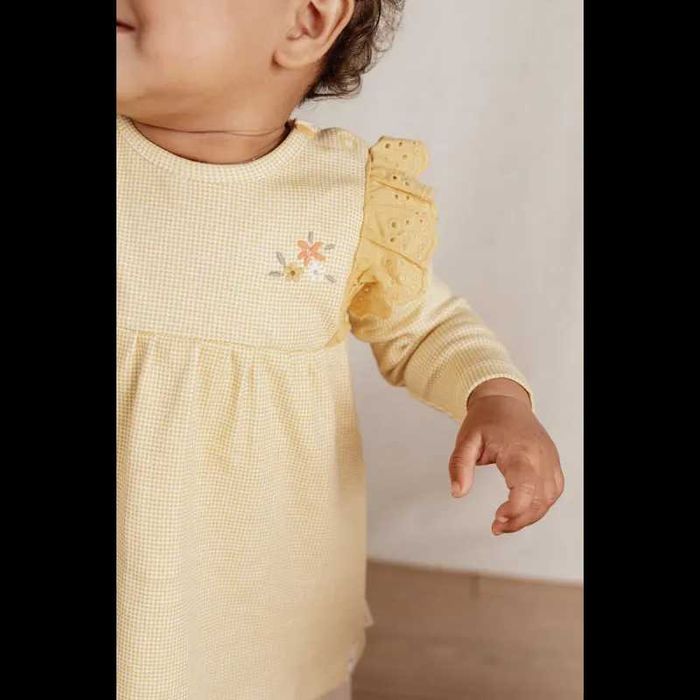 Little Dutch Бебешка карирана рокля - 74 см.