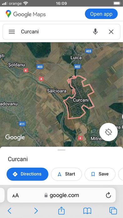Teren intravilan RATE iesire direct la dn4/si variante