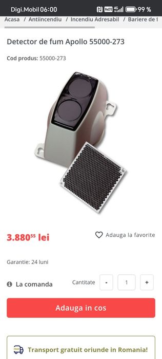 Bariera de fum sistem incendiu