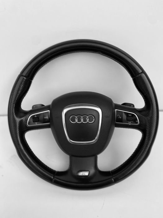 Volan Audi A4 B8 S-line cu padele  si comenzi 2008-2012
