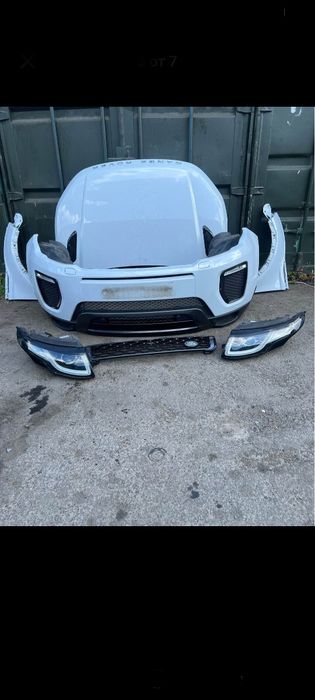 range rover Evoque броня фарове маска